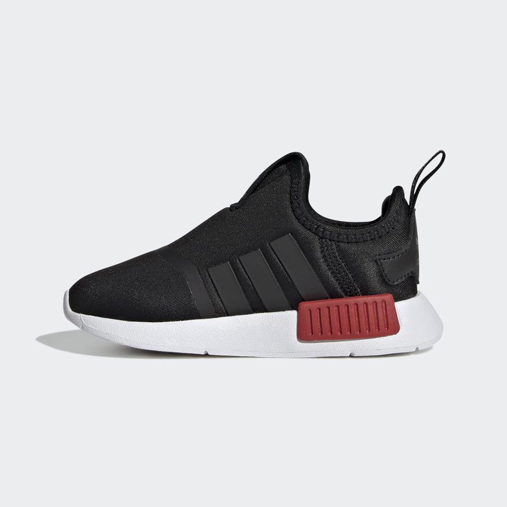 Basket Adidas NMD 360 Noir Blanche Rouge Enfant | UBJ-12505990