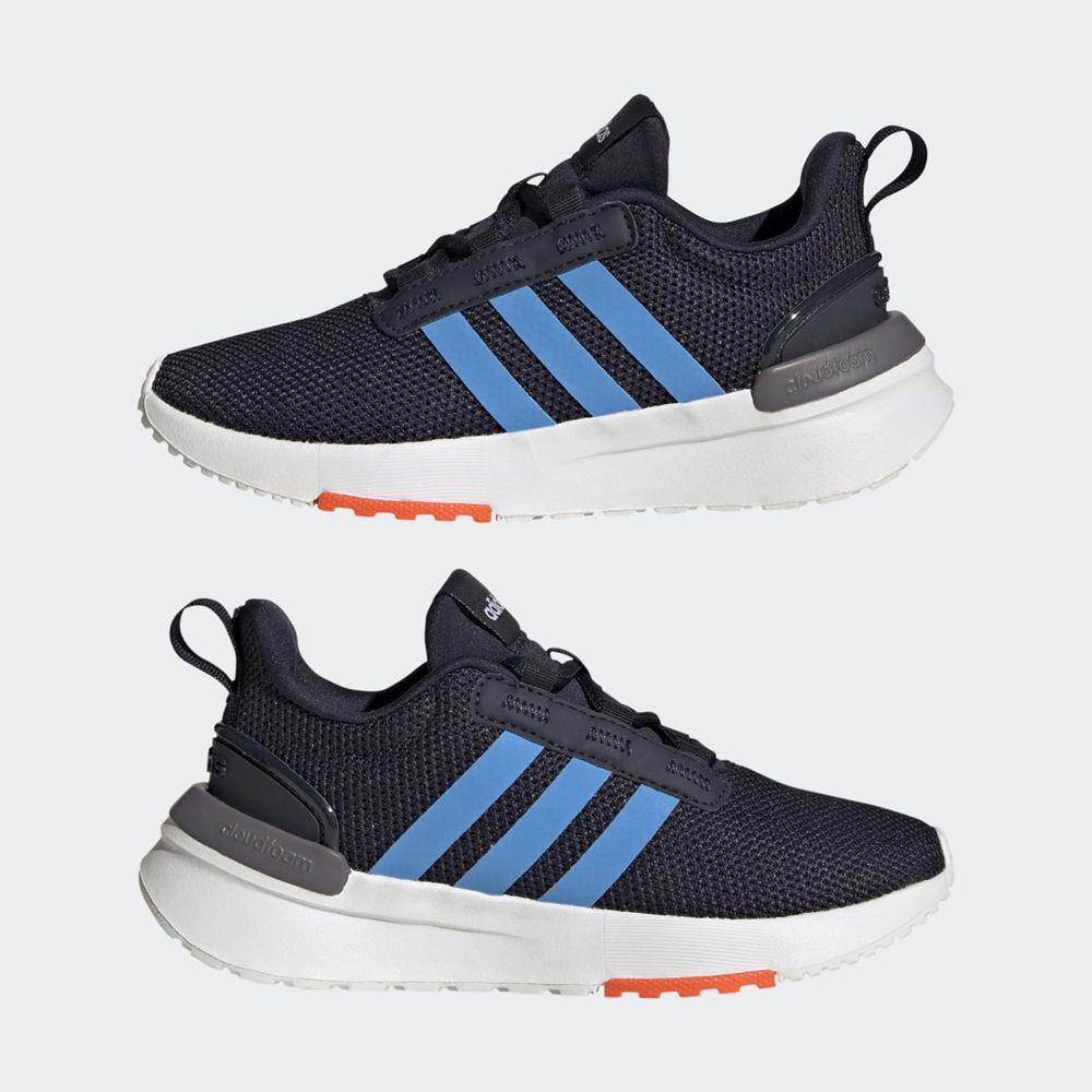 Basket Adidas Racer TR21 Bleu Marine Bleu Noir Enfant | QUO-14994165