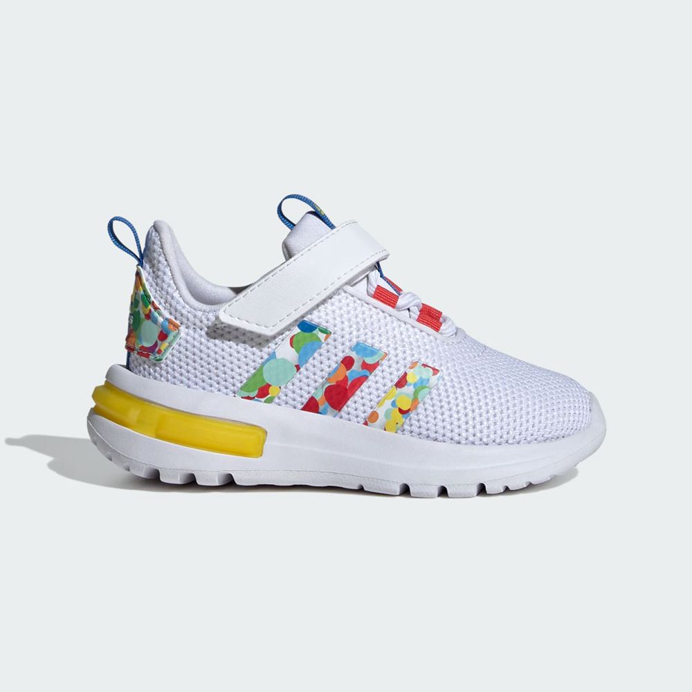 Basket Adidas Racer TR23 Blanche Rouge Bleu Enfant | PUB-47693624