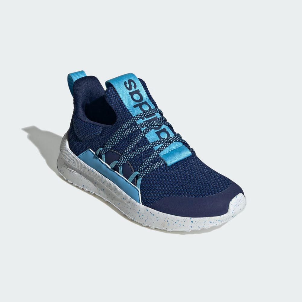 Basket Adidas Lite Racer Adapt 5.0 Slip-On Lace Bleu Enfant | HPF-41867467