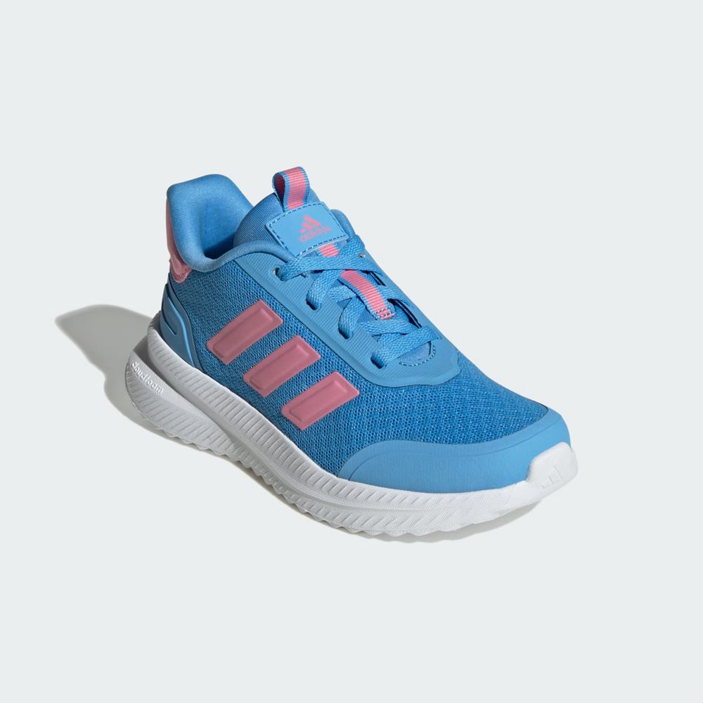 Basket Adidas X_PLRPATH Bleu Rose Blanche Enfant | YUZ-61154648