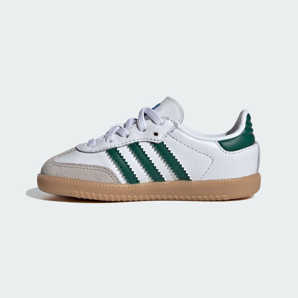 Basket Adidas Samba OG Blanche Vert Enfant | WYN-70692535