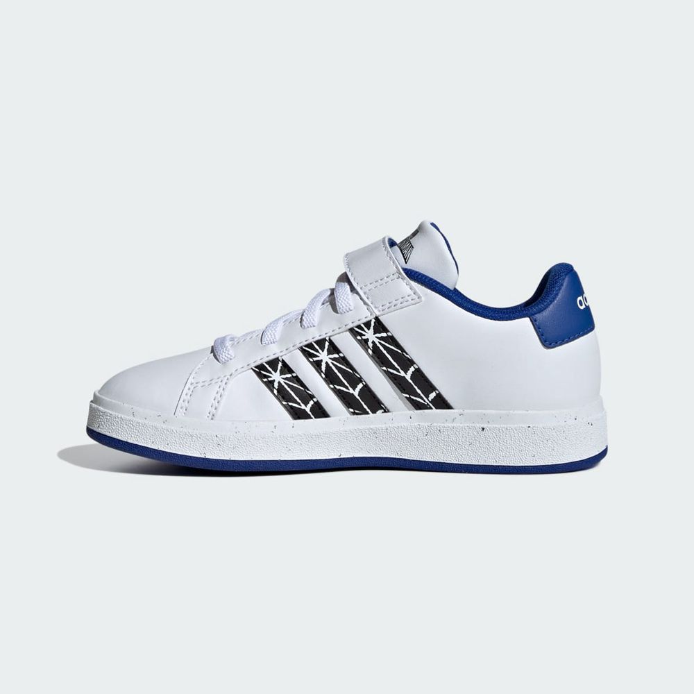 Basket Adidas Marvel's Spider-Man Grand Court Blanche Noir Bleu Enfant | SYC-16761871