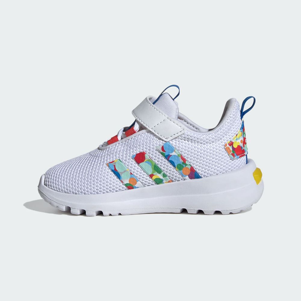 Basket Adidas Racer TR23 Blanche Rouge Bleu Enfant | PUB-47693624