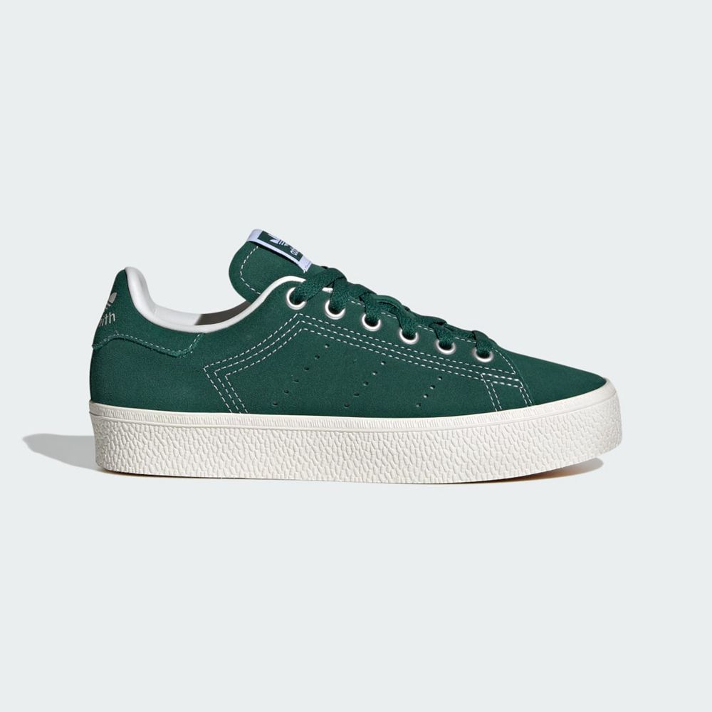 Basket Adidas Stan Smith CS Vert Blanche Enfant | MQJ-85513074