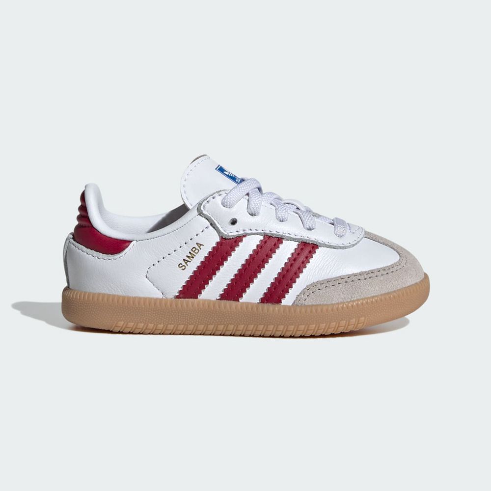 Basket Adidas Samba OG Blanche Bordeaux Enfant | GTM-75247244