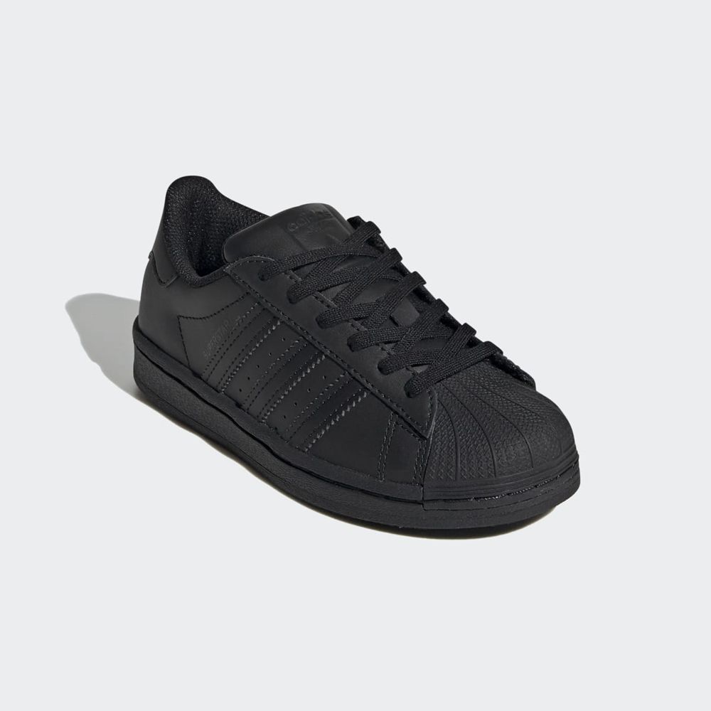 Basket Adidas Superstar Noir Enfant | BNF-64352240