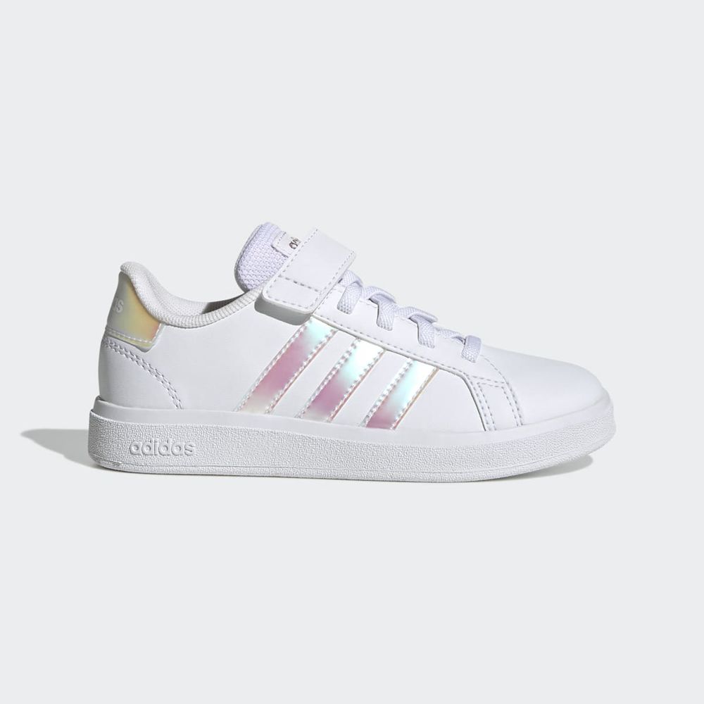 Basket Adidas Grand Court 2.0 Blanche Enfant | YLW-90215150