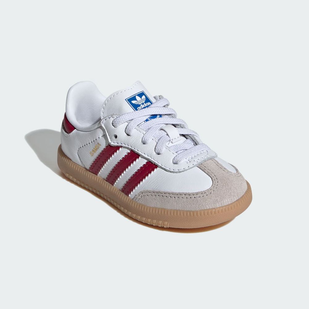 Basket Adidas Samba OG Blanche Bordeaux Enfant | GTM-75247244