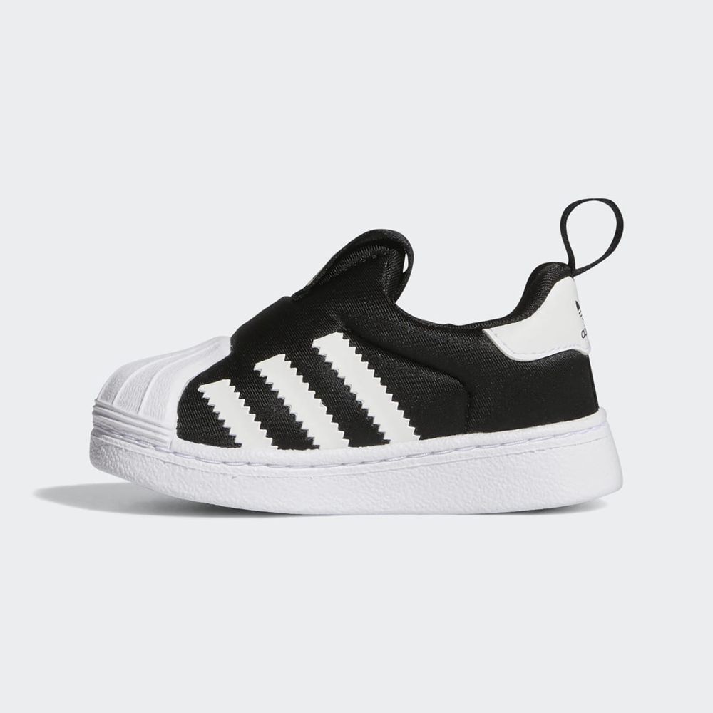 Basket Adidas Superstar 360 Noir Blanche Doré Enfant | MQT-74441446