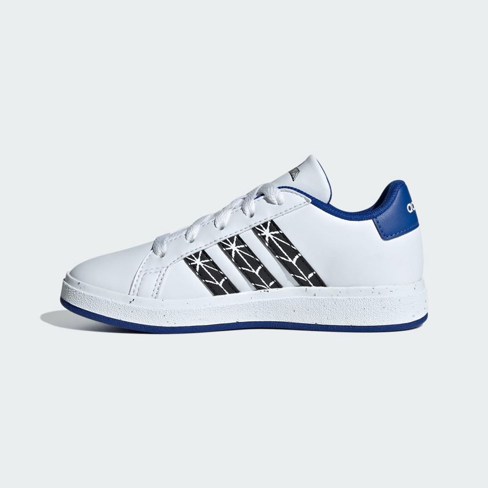 Basket Adidas Marvel's Spider-Man Grand Court Blanche Noir Bleu Enfant | BNT-96336197