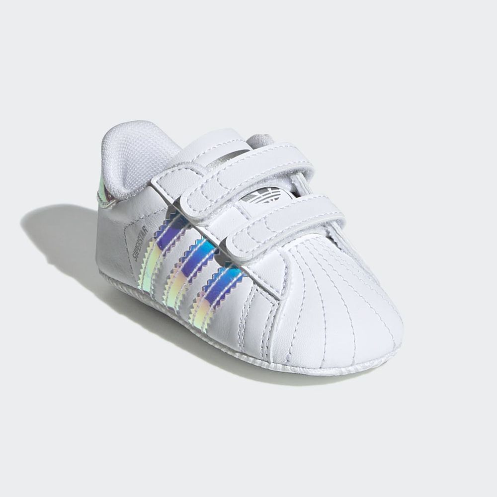 Basket Adidas Superstar Blanche Noir Enfant | NBT-36731185