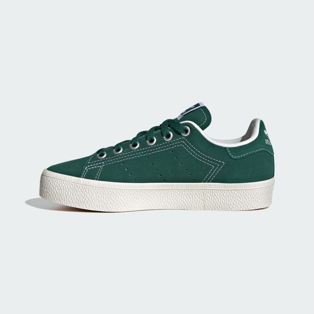 Basket Adidas Stan Smith CS Vert Blanche Enfant | MQJ-85513074