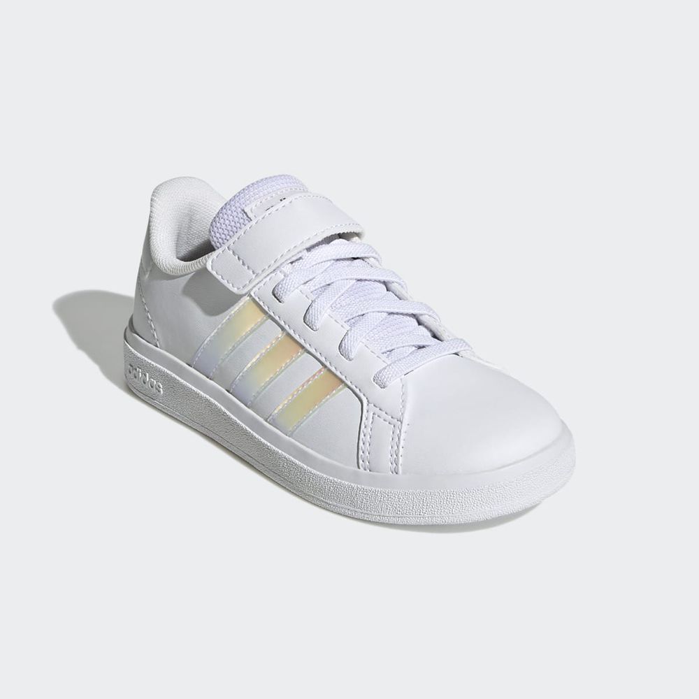 Basket Adidas Grand Court 2.0 Blanche Enfant | YLW-90215150