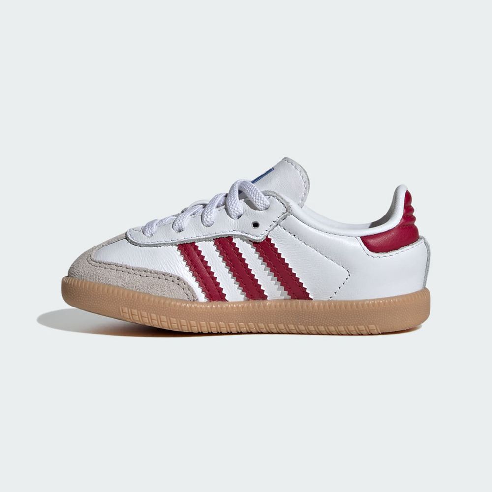 Basket Adidas Samba OG Blanche Bordeaux Enfant | GTM-75247244