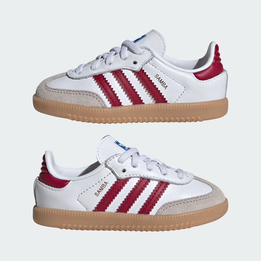 Basket Adidas Samba OG Blanche Bordeaux Enfant | GTM-75247244