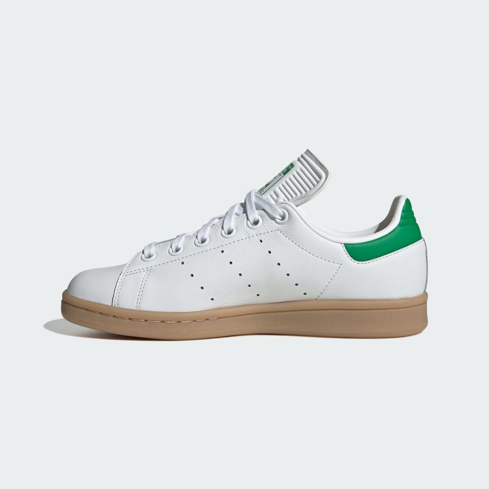 Basket Adidas Stan Smith Blanche Vert Enfant | EAD-68120873