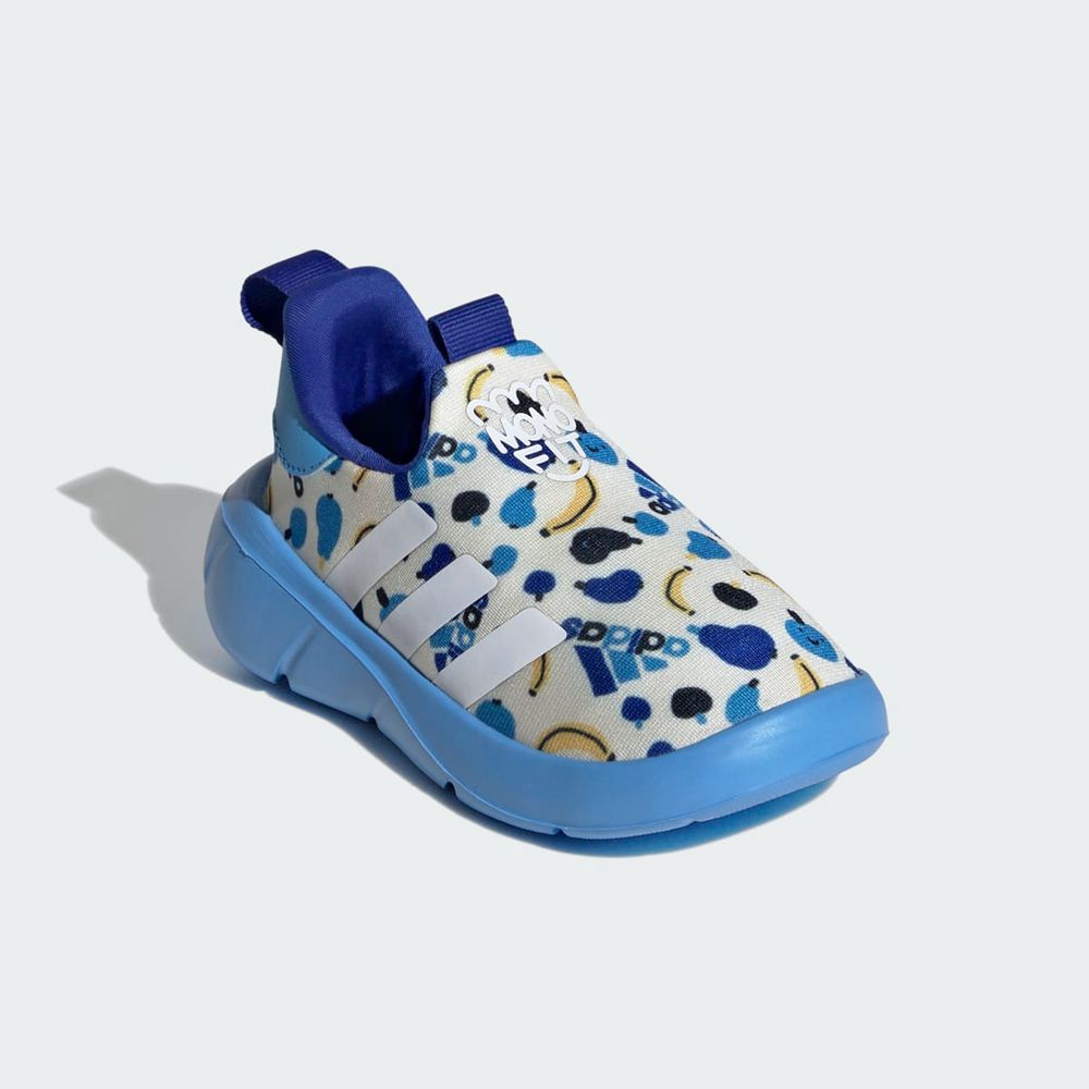 Basket Adidas Monofit Slip On Blanche Bleu Enfant | DKX-83209357