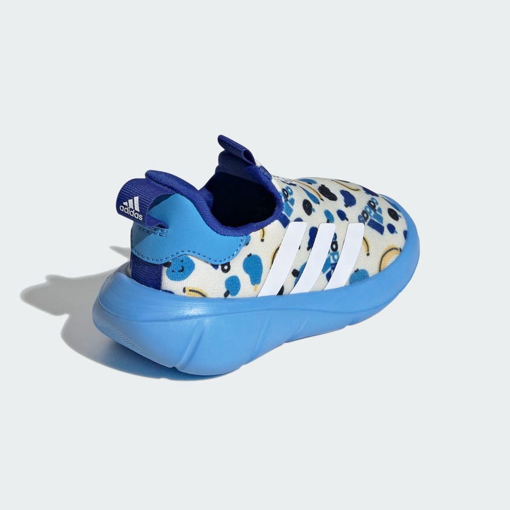 Basket Adidas Monofit Slip On Blanche Bleu Enfant | DKX-83209357