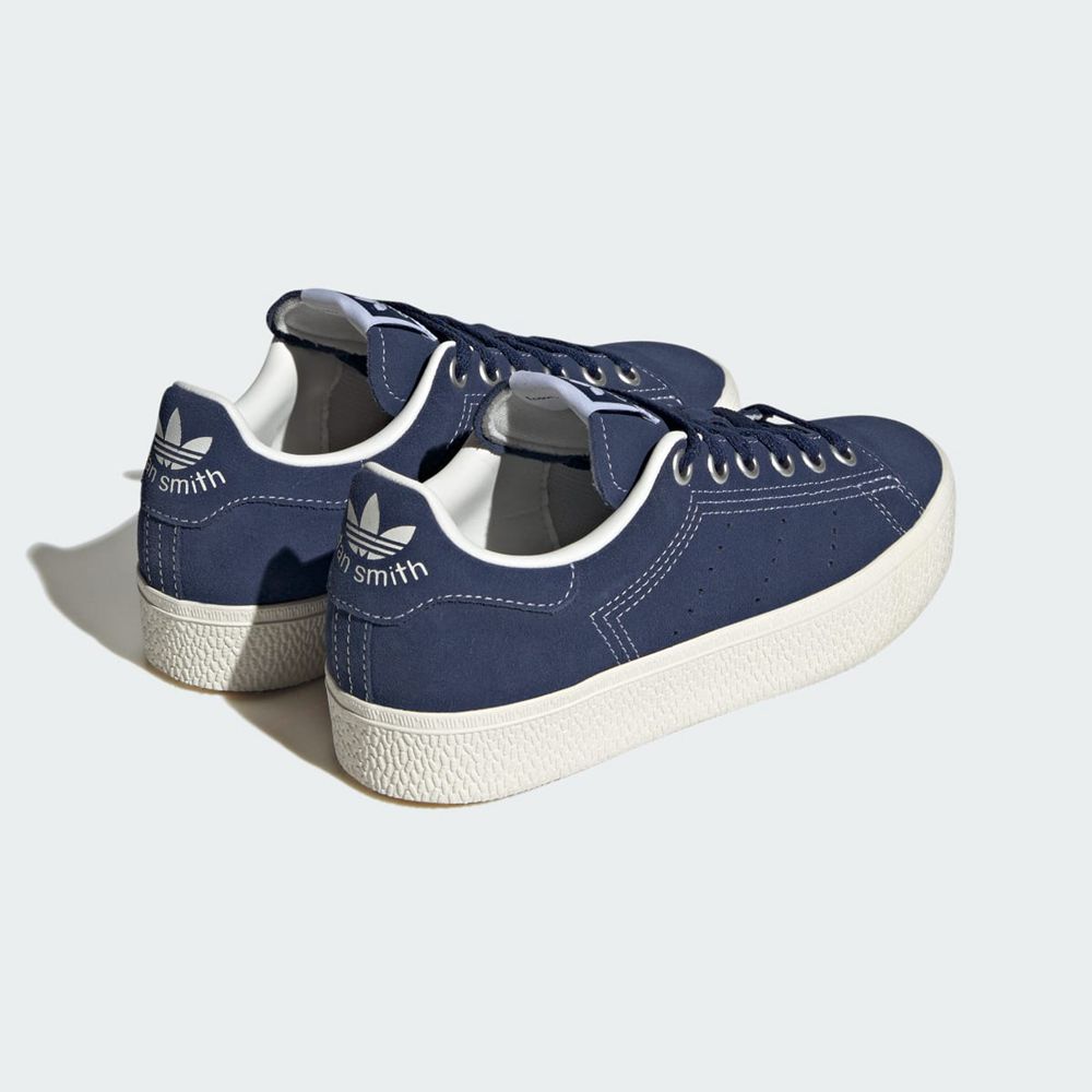 Basket Adidas Stan Smith CS Bleu Blanche Enfant | ANI-59648123