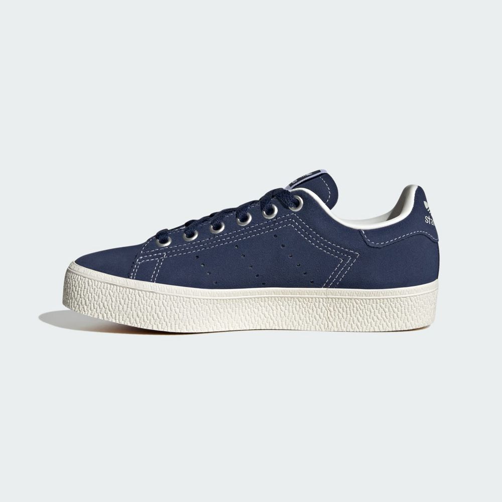 Basket Adidas Stan Smith CS Bleu Blanche Enfant | ANI-59648123