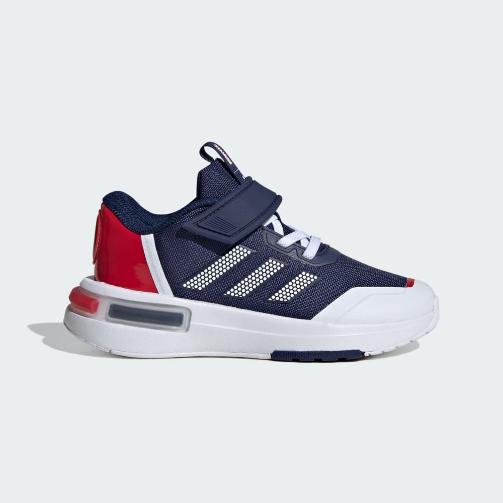 Basket Adidas Marvel's Captain America Racer Bleu Blanche Argent Enfant | VLU-57162767