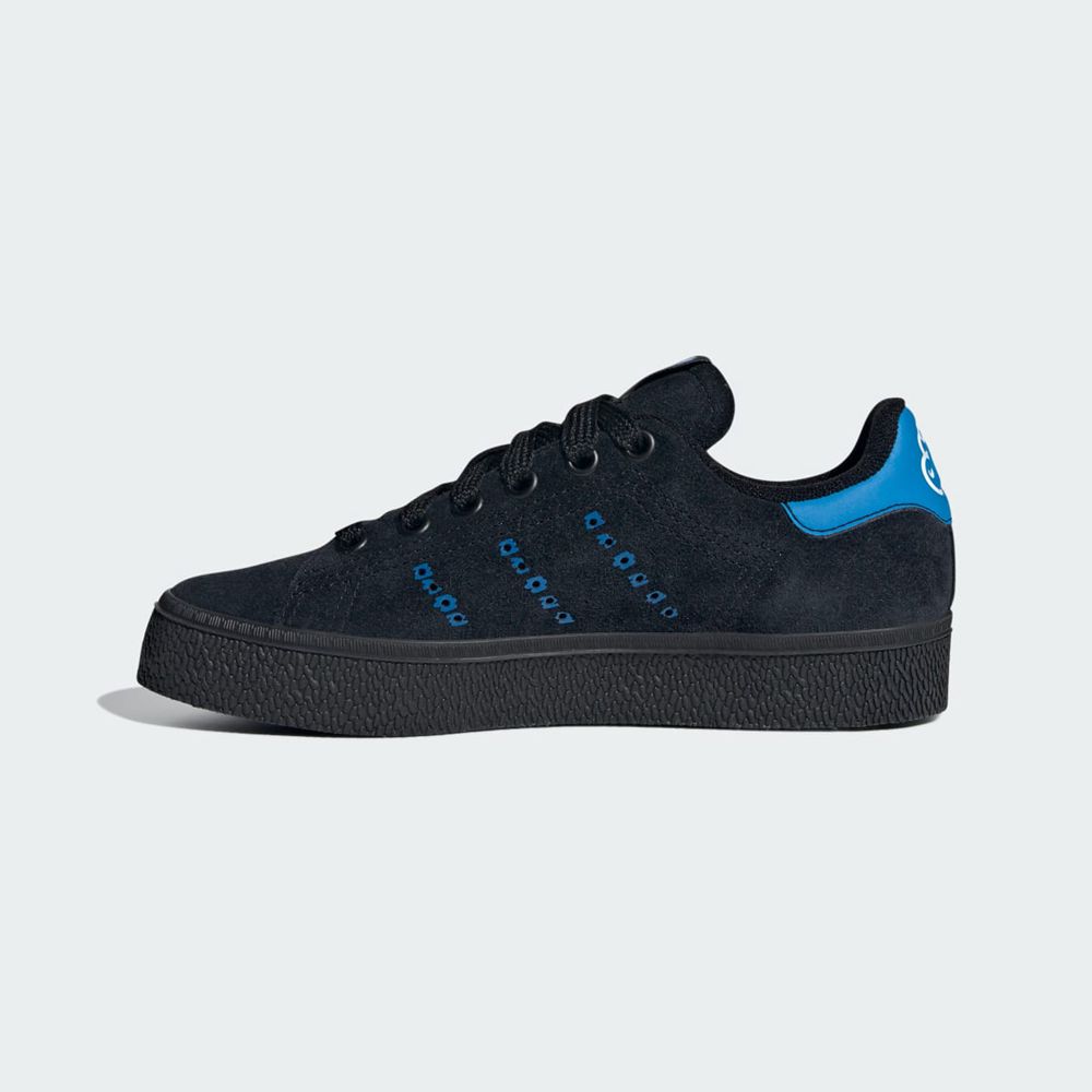 Basket Adidas Adidas Originals x James Jarvis Stan Smith CS Noir Bleu Blanche Enfant | BII-11675807