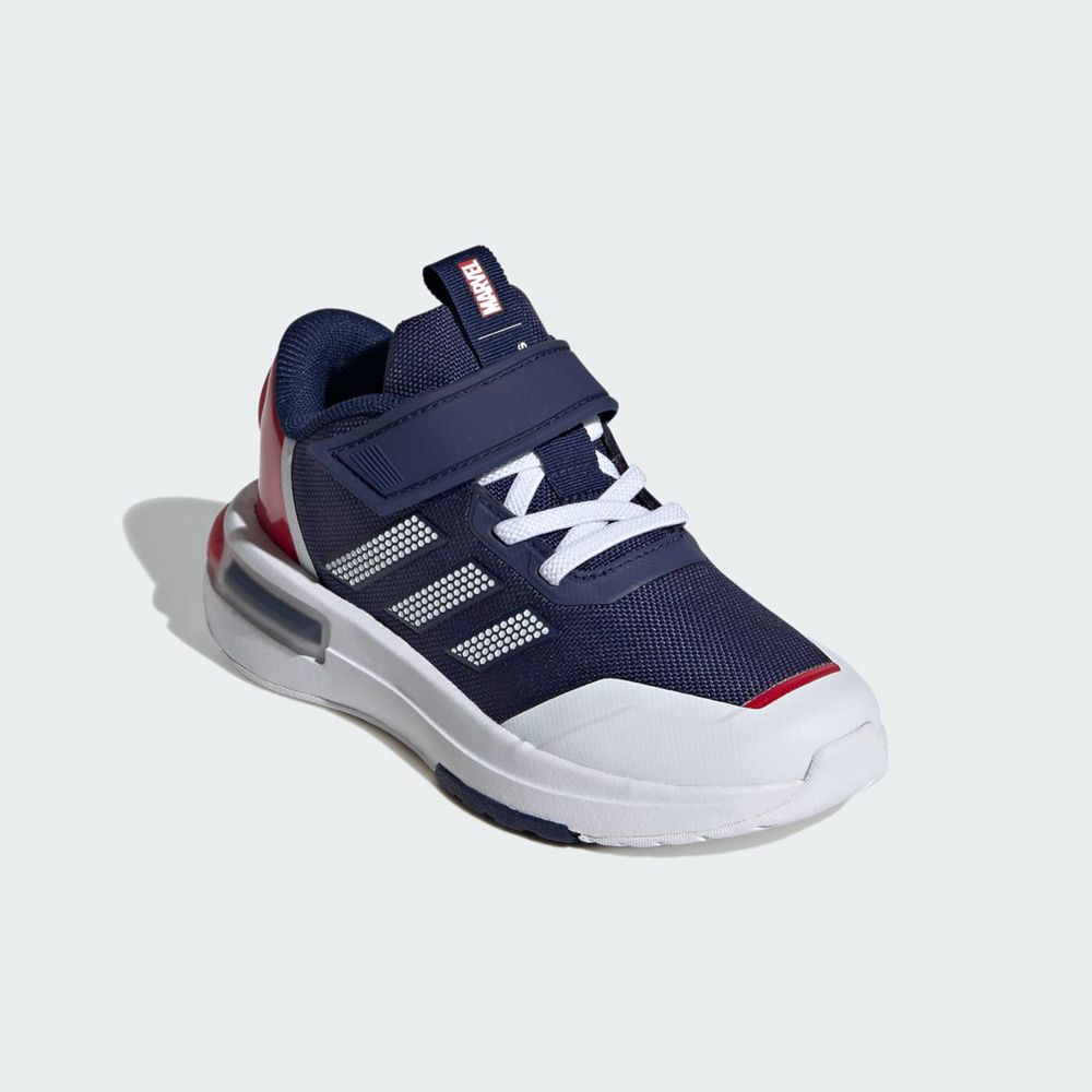 Basket Adidas Marvel's Captain America Racer Bleu Blanche Argent Enfant | VLU-57162767