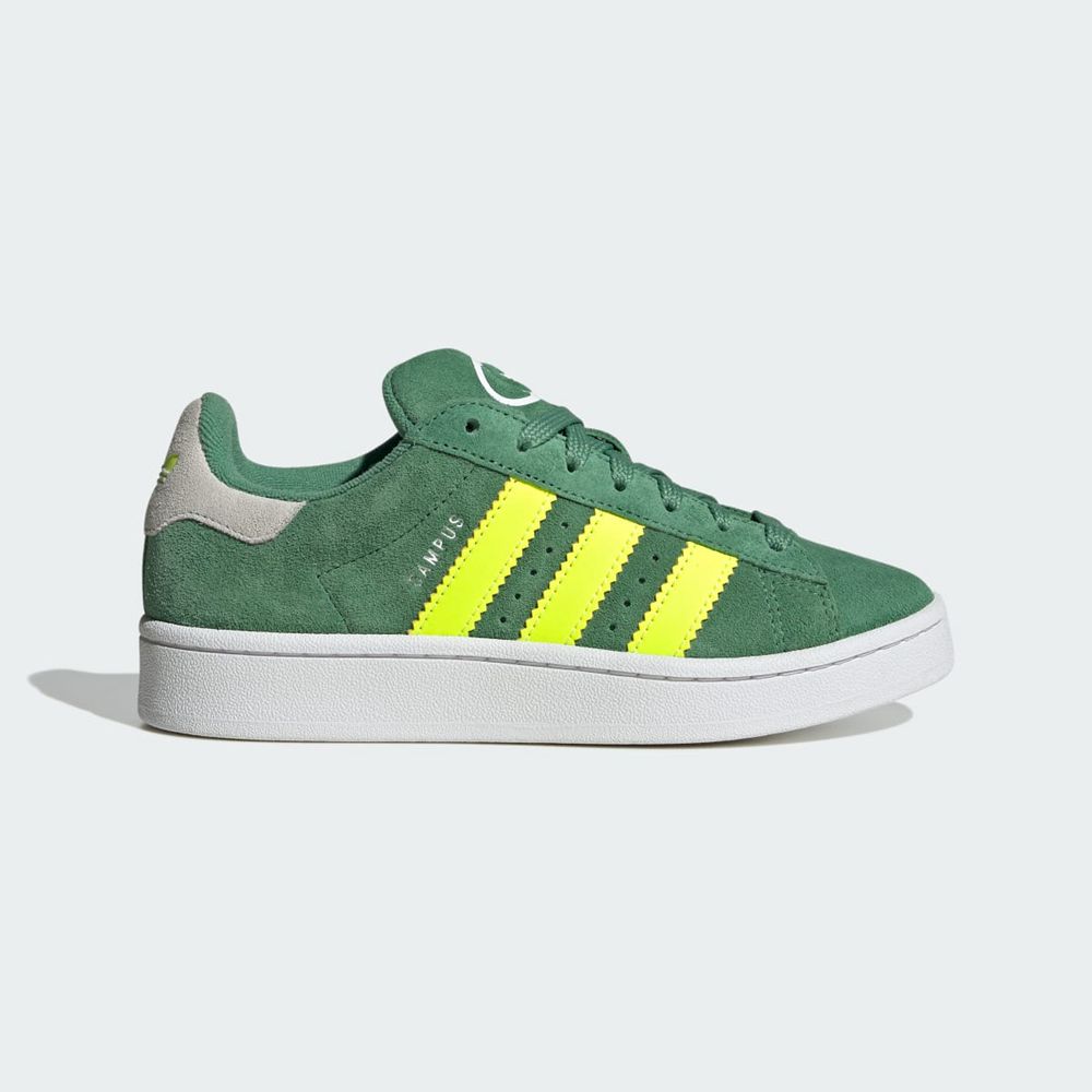 Basket Adidas Campus 00s Vert Jaune Blanche Enfant | FZJ-31290119