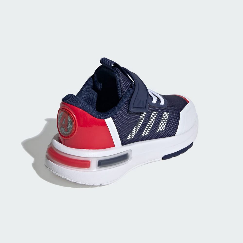 Basket Adidas Marvel's Captain America Racer Bleu Blanche Argent Enfant | VLU-57162767