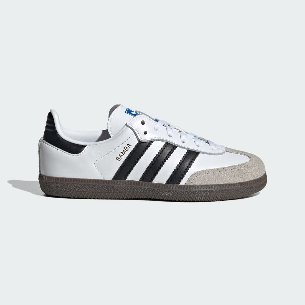 Basket Adidas Samba OG Blanche Noir Enfant | MZJ-58305070