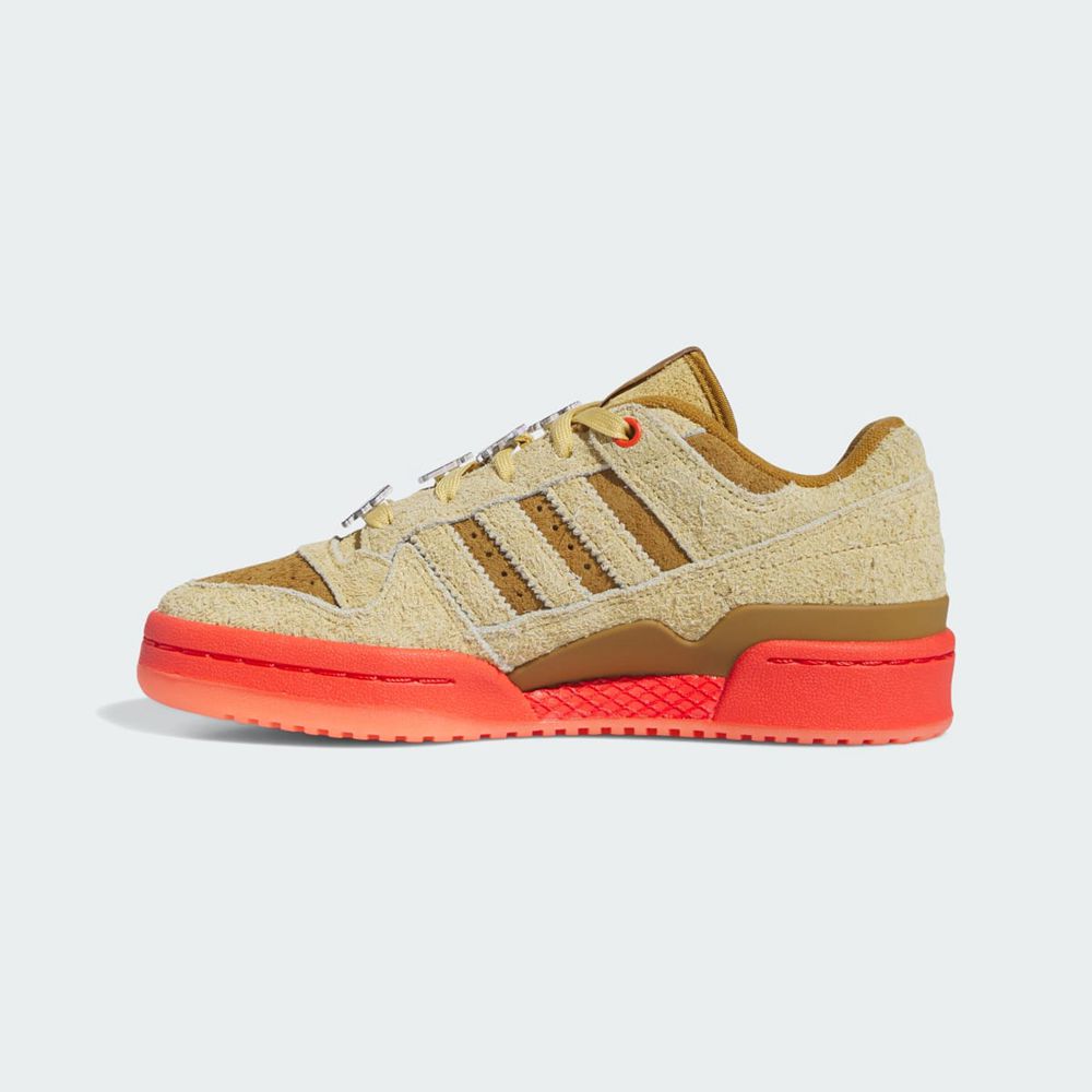 Basket Adidas Forum Low CL The Grinch Marron Rouge Marron Enfant | THB-85062510