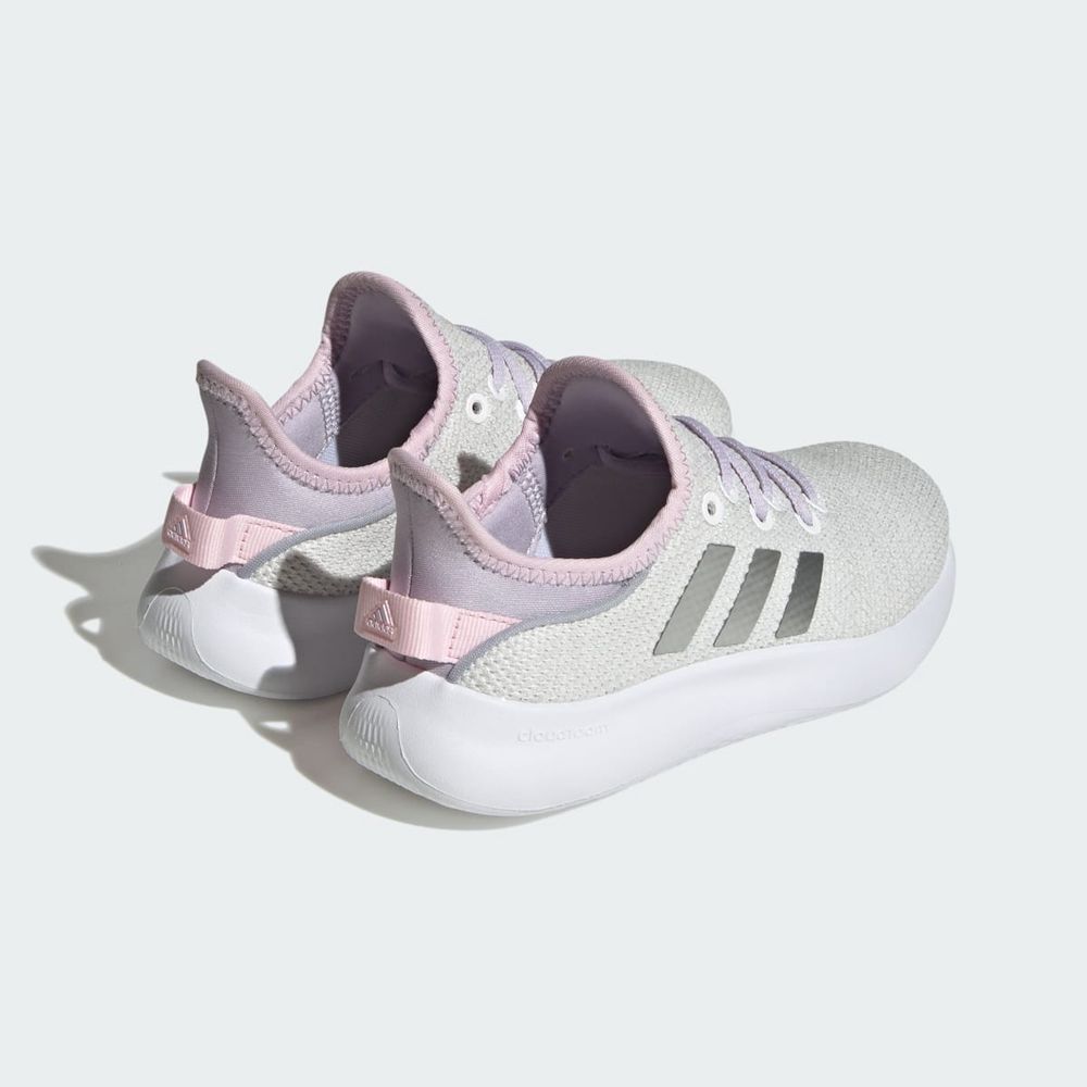 Basket Adidas Cloudfoam Pure Blanche Argent Enfant | EKZ-12524857