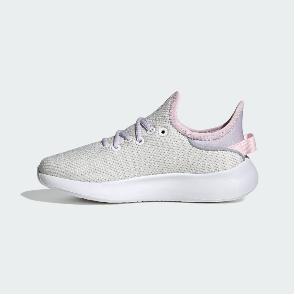 Basket Adidas Cloudfoam Pure Blanche Argent Enfant | EKZ-12524857