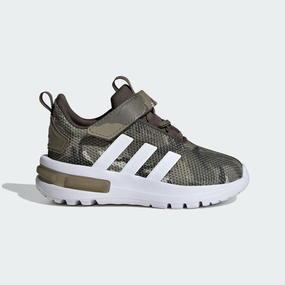 Basket Adidas Racer TR23 Vert Olive Blanche Enfant | EHA-77508117