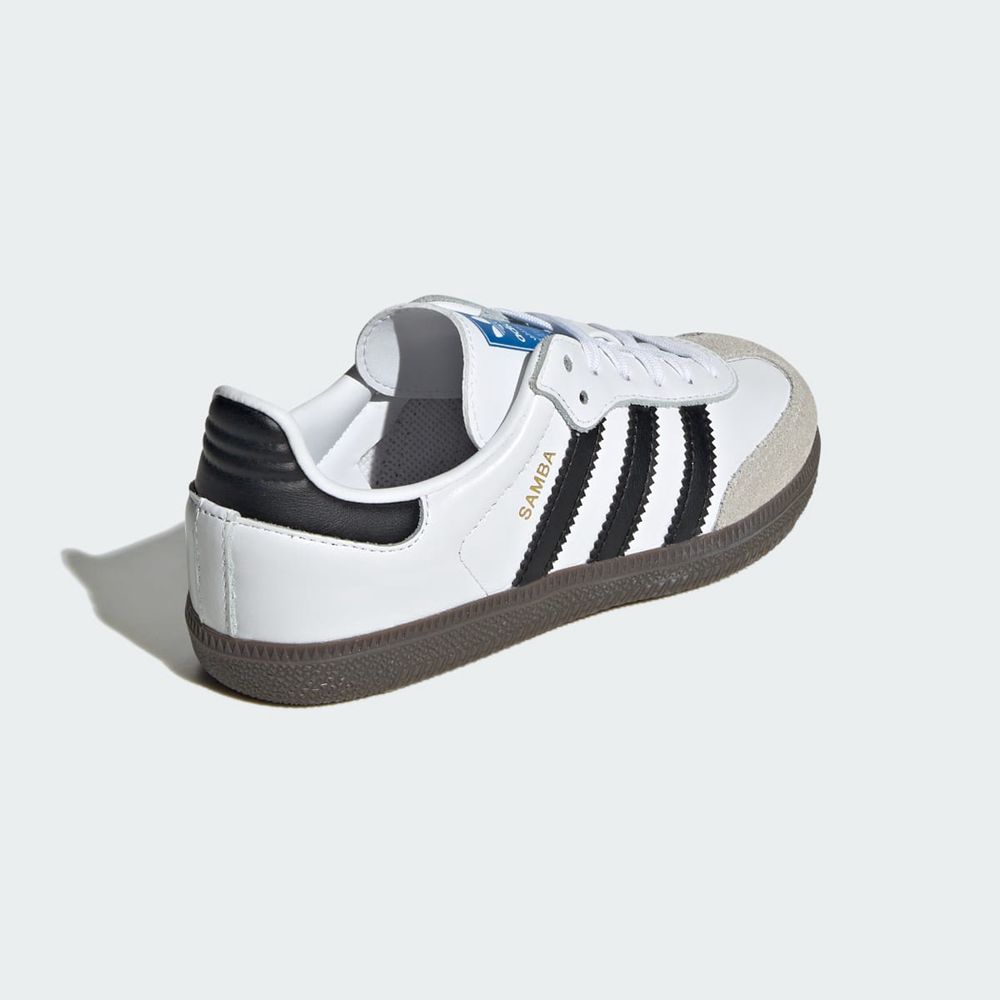 Basket Adidas Samba OG Blanche Noir Enfant | MZJ-58305070