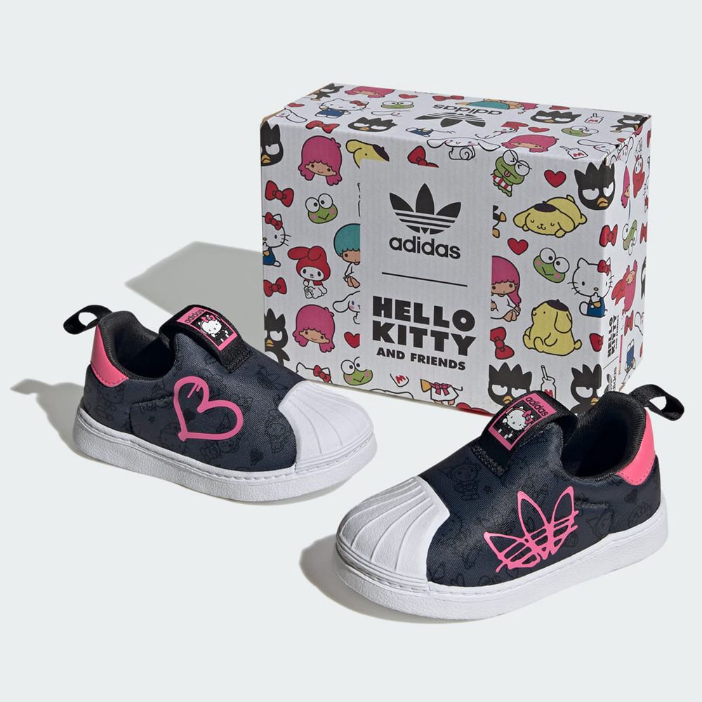 Basket Adidas Adidas Originals x Hello Kitty & Friends Superstar 360 Grise Noir Rose Enfant | UNF-79436448