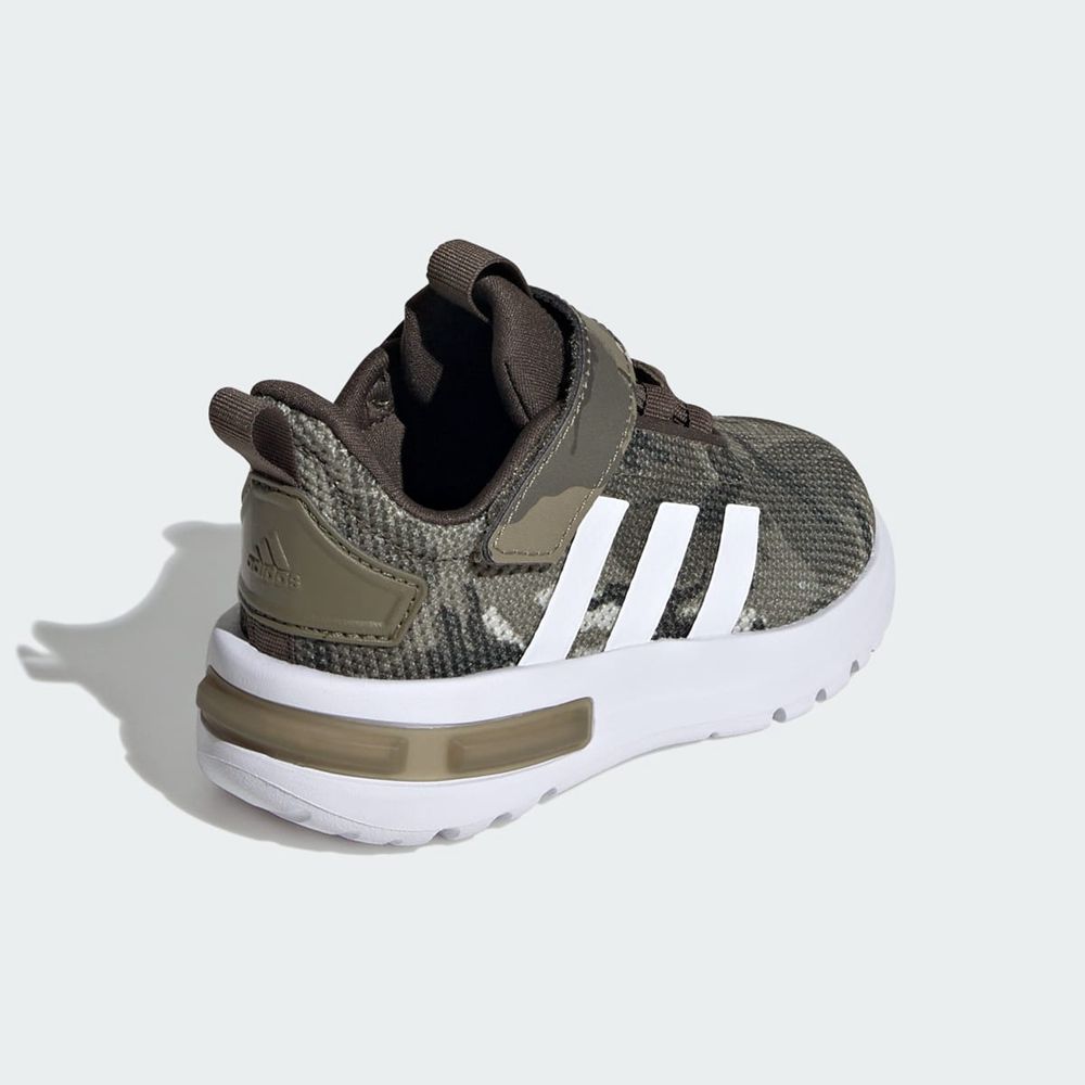 Basket Adidas Racer TR23 Vert Olive Blanche Enfant | EHA-77508117