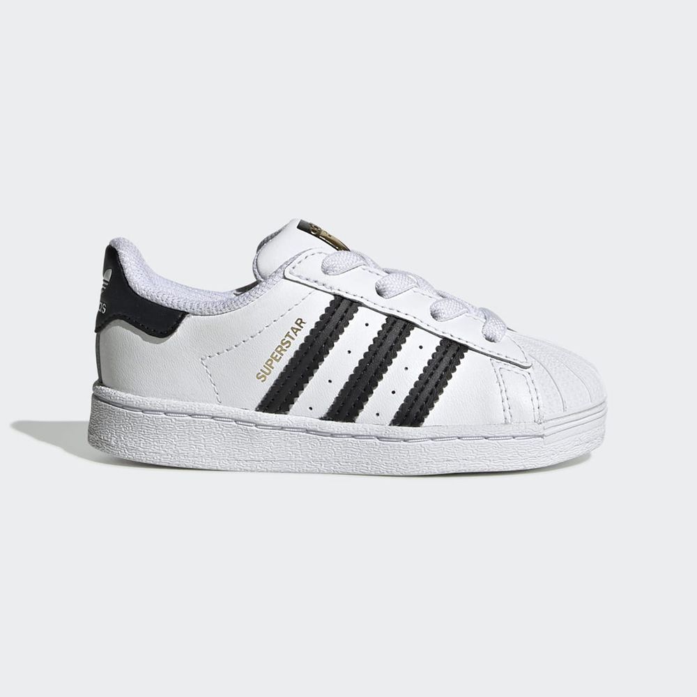 Basket Adidas Superstar Blanche Noir Enfant | BUX-30702167