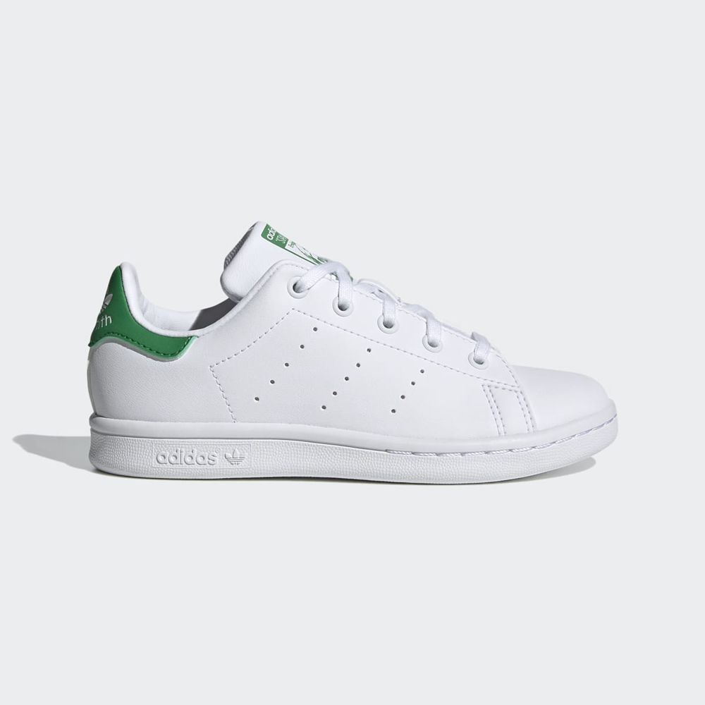 Basket Adidas Stan Smith Blanche Vert Enfant | LFL-90864440