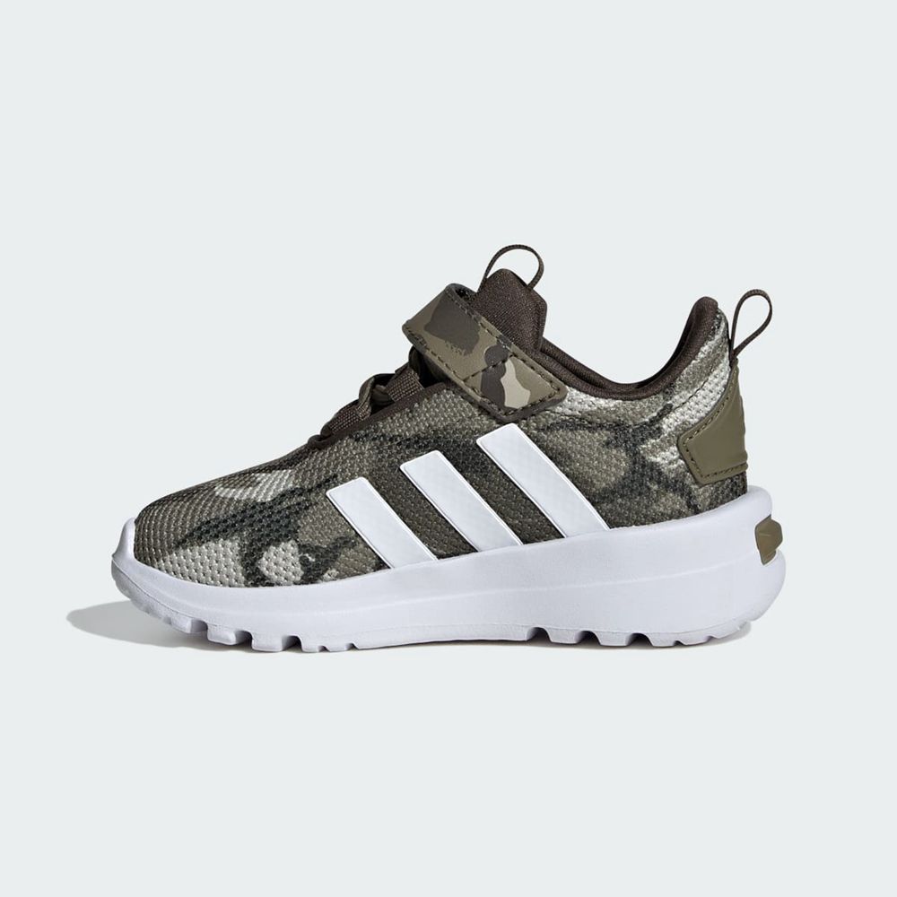 Basket Adidas Racer TR23 Vert Olive Blanche Enfant | EHA-77508117