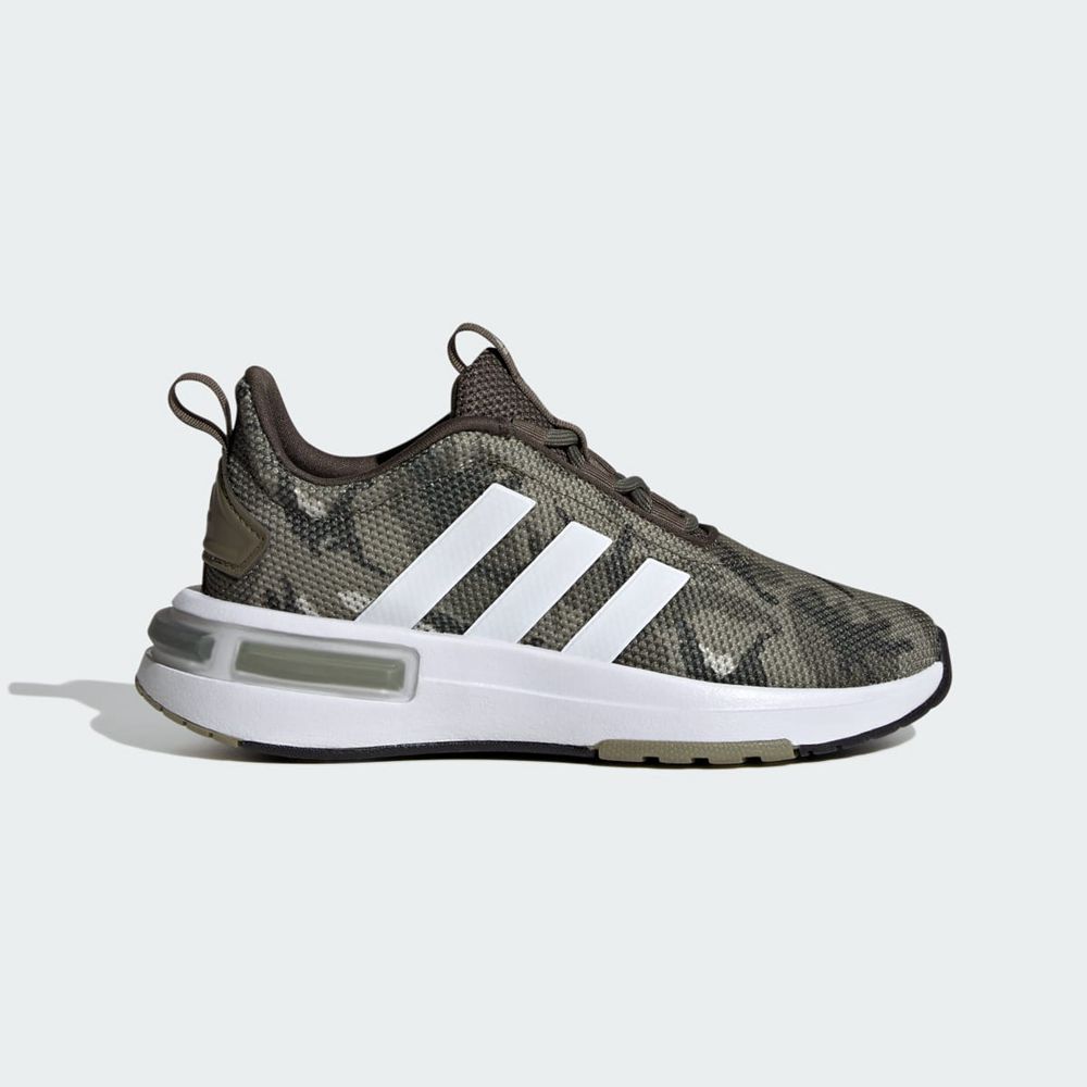 Basket Adidas Racer TR23 Vert Olive Blanche Enfant | MOW-22831278