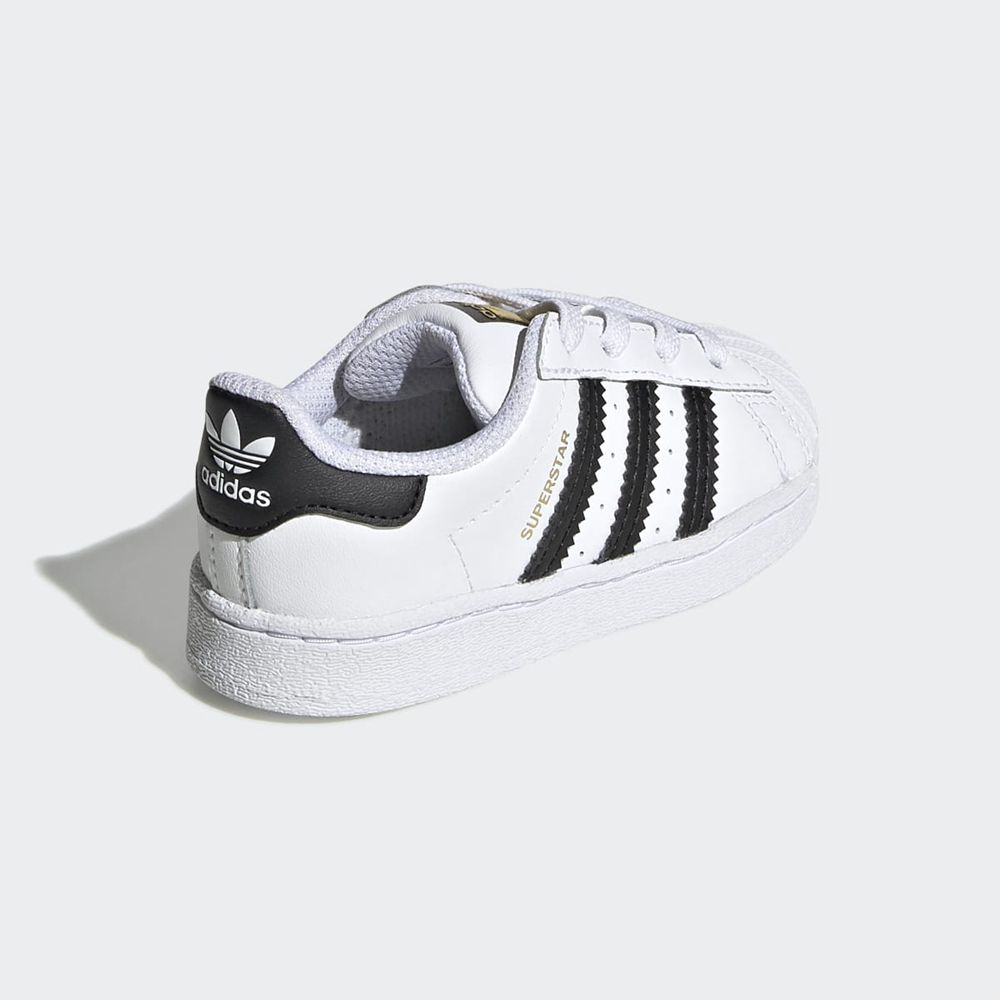 Basket Adidas Superstar Blanche Noir Enfant | BUX-30702167