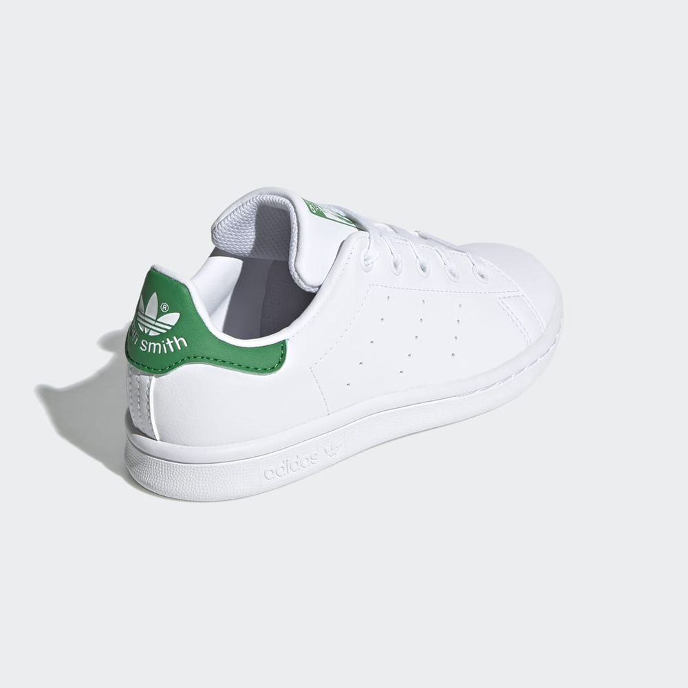 Basket Adidas Stan Smith Blanche Vert Enfant | LFL-90864440