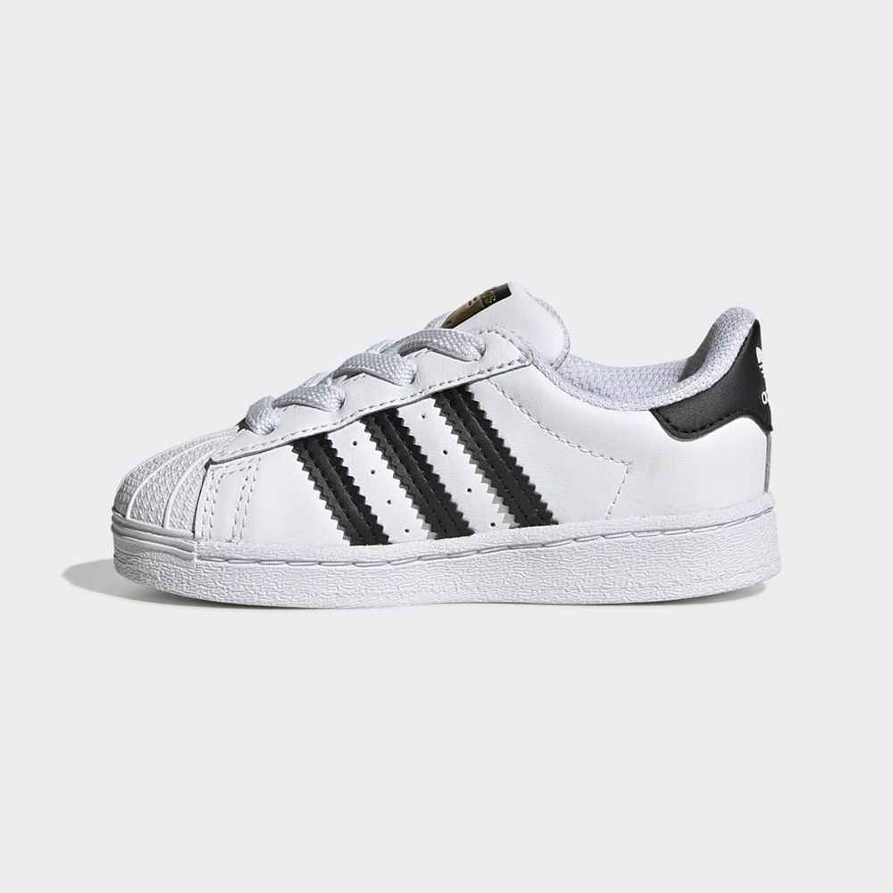 Basket Adidas Superstar Blanche Noir Enfant | BUX-30702167