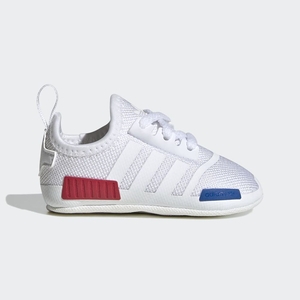 Basket Adidas NMD Blanche Enfant | WKY-93309716