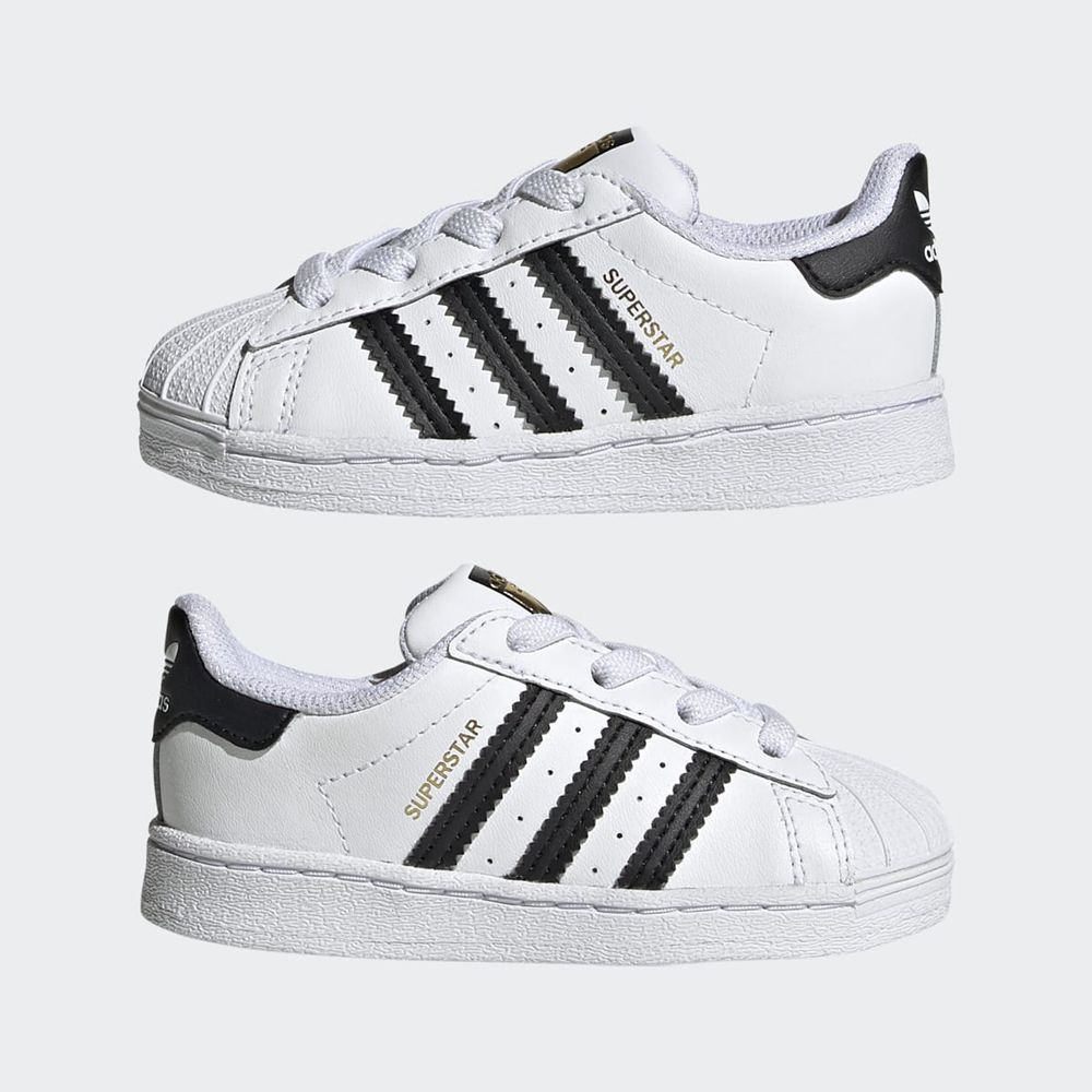 Basket Adidas Superstar Blanche Noir Enfant | BUX-30702167