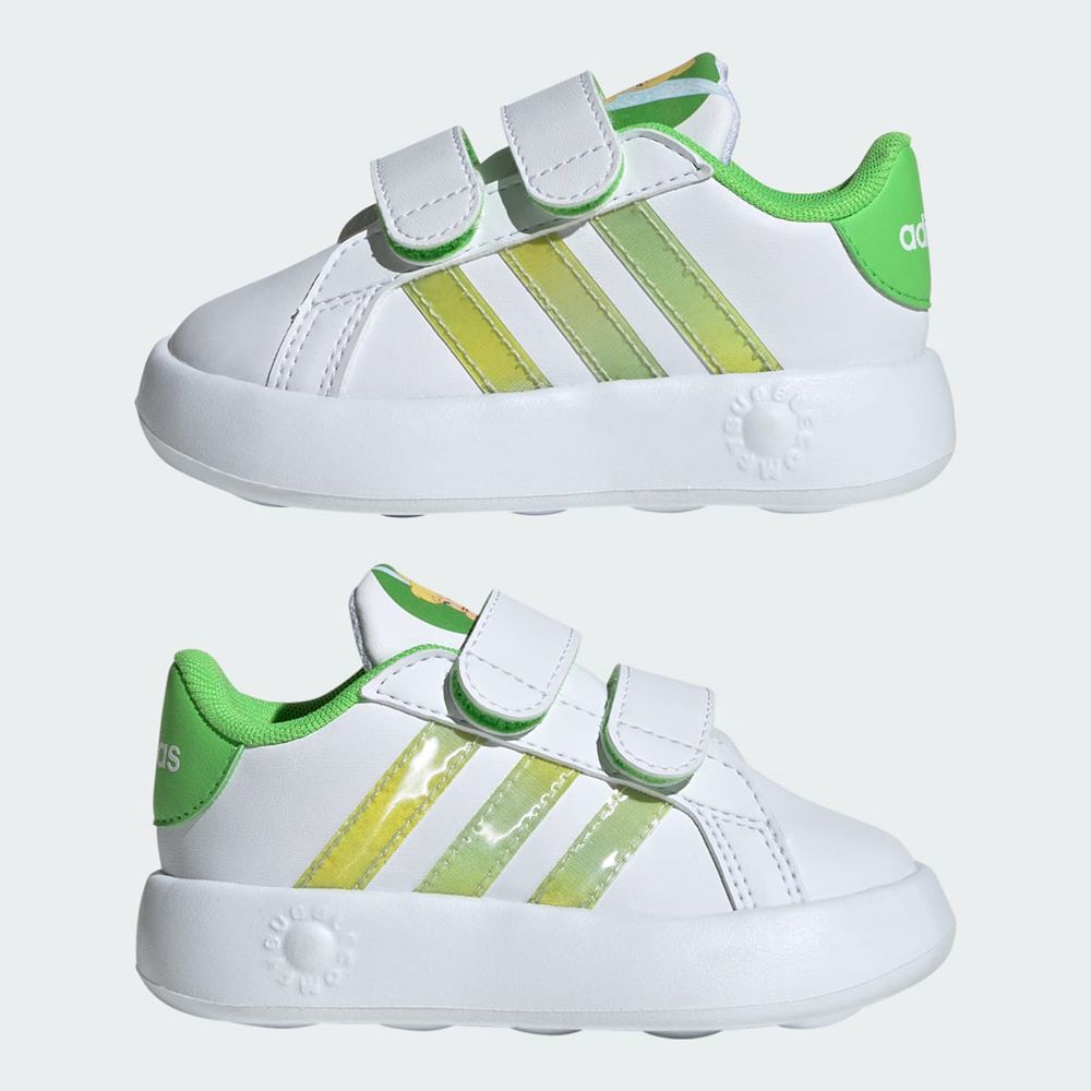 Basket Adidas Grand Court 2.0 Tink Tennis Sportswear Blanche Vert Enfant | YJJ-07814336