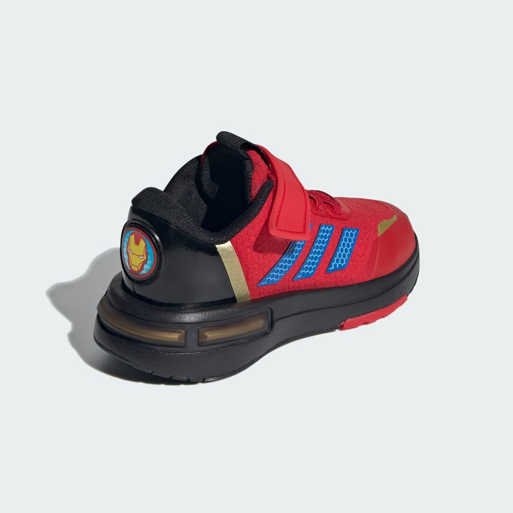 Basket Adidas Marvel's Iron Man Racer Rouge Bleu Doré Enfant | MUA-73493831