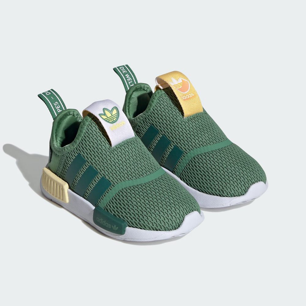 Basket Adidas NMD 360 Vert Jaune Enfant | UDF-17787539